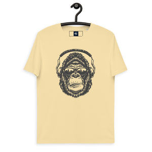 Camiseta de algodón orgánico Monkey