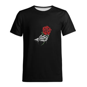 Camiseta Esqueleto Flor