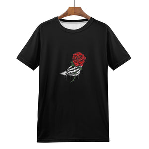 Camiseta Esqueleto Flor