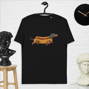 Abrir la imagen en la presentación de diapositivas, Camiseta HotDog algodón orgánico unisex
